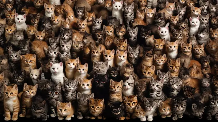 raça de gatinhos